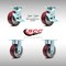 Service Caster 5 Inch SS Poly on Aluminum Caster Set with 2 Brakes/Swivel Lock 2 Rigid SCC SCC-SS30S520-PAR-TLB-BSL-2-R-2 - alternate 6
